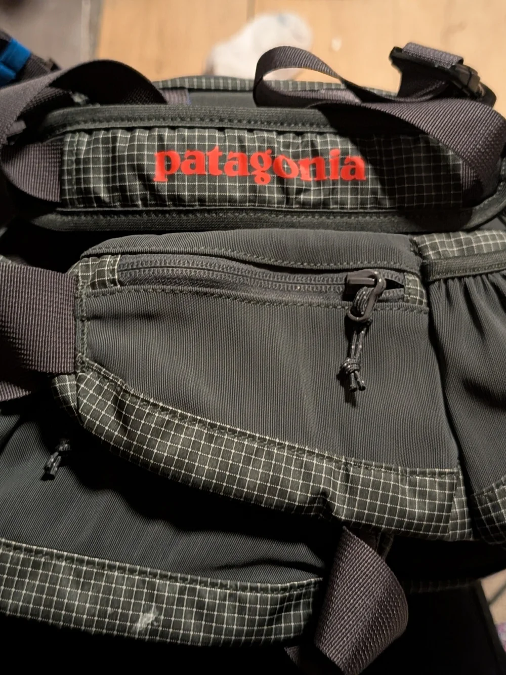 Patagonia Fanny Duffel/Bag - Black with Red Logo